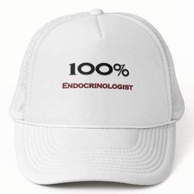 100 Percent Endocrinologist Mesh Hat by professions