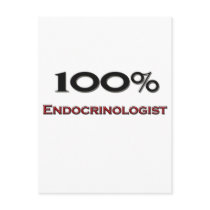 100 Percent Endocrinologist Postcards