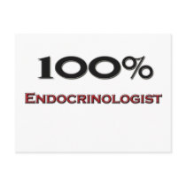 100 Percent Endocrinologist Post Card