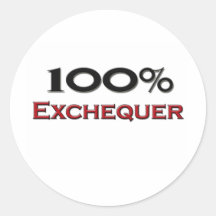 100 Percent Exchequer Round Sticker