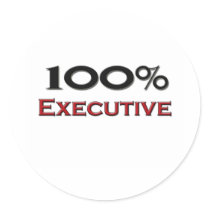 100 Percent Executive Director Stickers