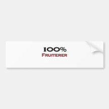 100 Percent Fruiterer Bumper Stickers