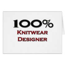 100 Percent Knitwear Designer Greeting Cards