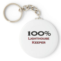100 Percent Lighthouse Keeper Key Chain