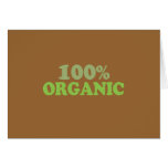 100 percent organic cards