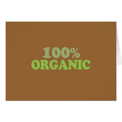 100 percent organic cards by Shirtuosity
