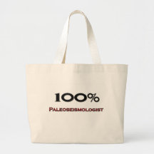 100 Percent Paleoseismologist Canvas Bag