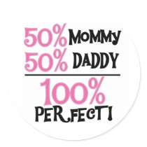 100 Percent Perfect Round Stickers