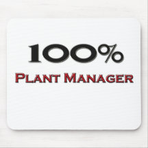100 Percent Plant Manager Mouse Pad