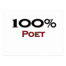 100 Percent Poet Post Cards