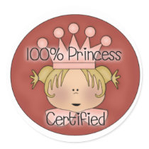 100 Percent Princess  Stickers
