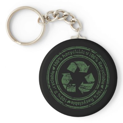 100 Percent Recyclable Key Chain by EarthTribe