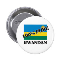 100 Percent RWANDAN Button