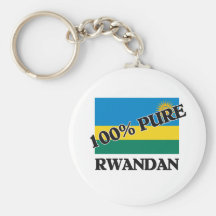 100 Percent RWANDAN Key Chain