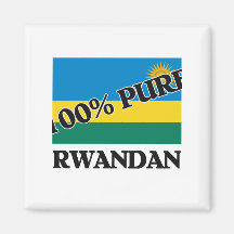 100 Percent RWANDAN Refrigerator Magnets