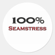 100 Percent Seamstress Stickers