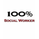 100 Percent Social Worker t-shirts