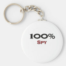 100 Percent Spy Key Chain