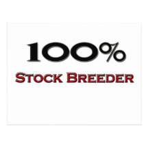 100 Percent Stock Breeder Postcards