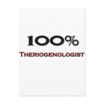 100 Percent Theriogenologist Postcards