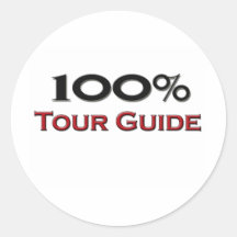 100 Percent Tour Guide Stickers