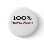 100 Percent Travel Agent Pins
