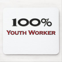 100 Percent Youth Worker Mouse Pads