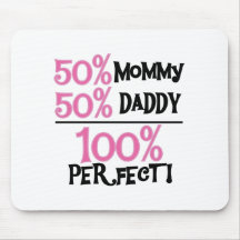 100% Perfect - Pink Tshirts and Gifts Mouse Pad