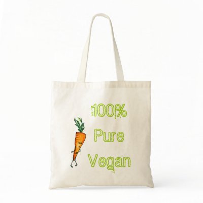 100% pure vegan - carrot bags by kathyfena