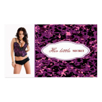100 Purple,Pink, Black Lingerie Bra Business Card