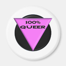 100% Queer Refrigerator Magnets