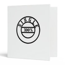 100% single binders