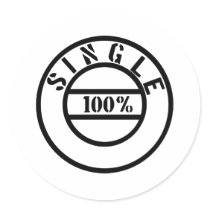 100% single stickers