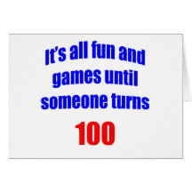 100 Someone turns 100 Greeting Cards