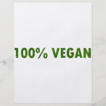 100% Vegan Flyers
