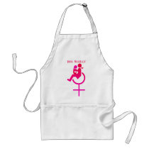 100% woman - Disability Awareness Apron