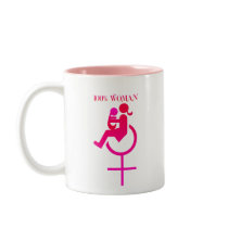 100% woman - Disability Awareness Coffee Mug