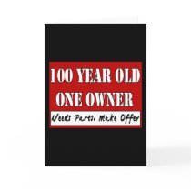 100 Year Old, One Owner - Needs Parts, Make Offer Greeting Cards