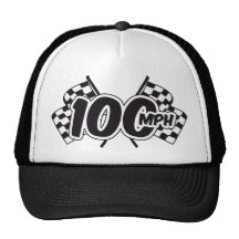 100MPH Checkered Flag Gorra