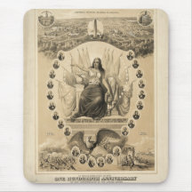 100th Anniversary of American Independence 1876 Mousepads