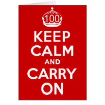 100th Birthday Greeting Card