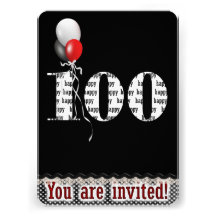 100th Birthday Invitation