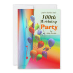 100th Birthday Party Balloon Wall
