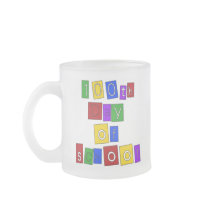 100th Day of School Block Letters Mug