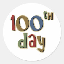 100th Jour Autocollants