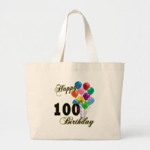 100th sac fourre-tout heureux à anniversaire