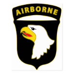 101st Airborne Div Combat Service Badge Post Card
