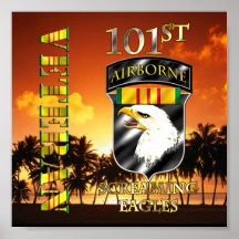 101st Airborne Division Vietnam Veteran Print