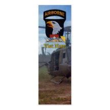 101st Airborne Division Vietnam War bookmarkers Business Cards
