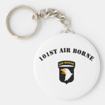 101st Airborne Insignia Key Chain